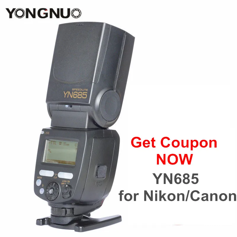 Prix pour Ulanzi yongnuo yn685 gn60 2.4g système sans fil ttl hss 1/8000 s speedlite yn685c yn685n & radio slave pour canon nikon livraison cadeaux Prix pour Ulanzi yongnuo yn685 gn60 2.4g système sans fil ttl hss 1/8000 s speedlite yn685c yn685n & radio slave pour canon nikon livraison cadeaux