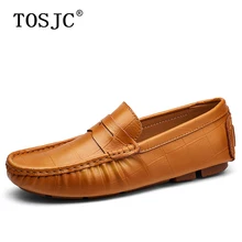 TOSJC/Лидер продаж; мужские лоферы; летние дышащие мужские мокасины на плоской подошве; повседневная обувь для вождения без застежки; Легкие мужские водонепроницаемые туфли
