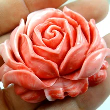 Натуральный камень кварц кристалл бирюза китайский красный Органическая киноварь цветок кулон для diy ювелирных изделий ожерелье аксессуары