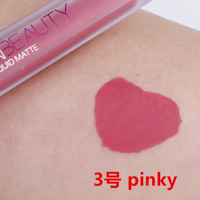 Pinky Распродажа, новинка, помада для женщин, водостойкая, блеск для губ, макияж, стойкий пигмент, телесный, сексуальный, для губ, оттенок, матовая помада - Цвет: Pinky