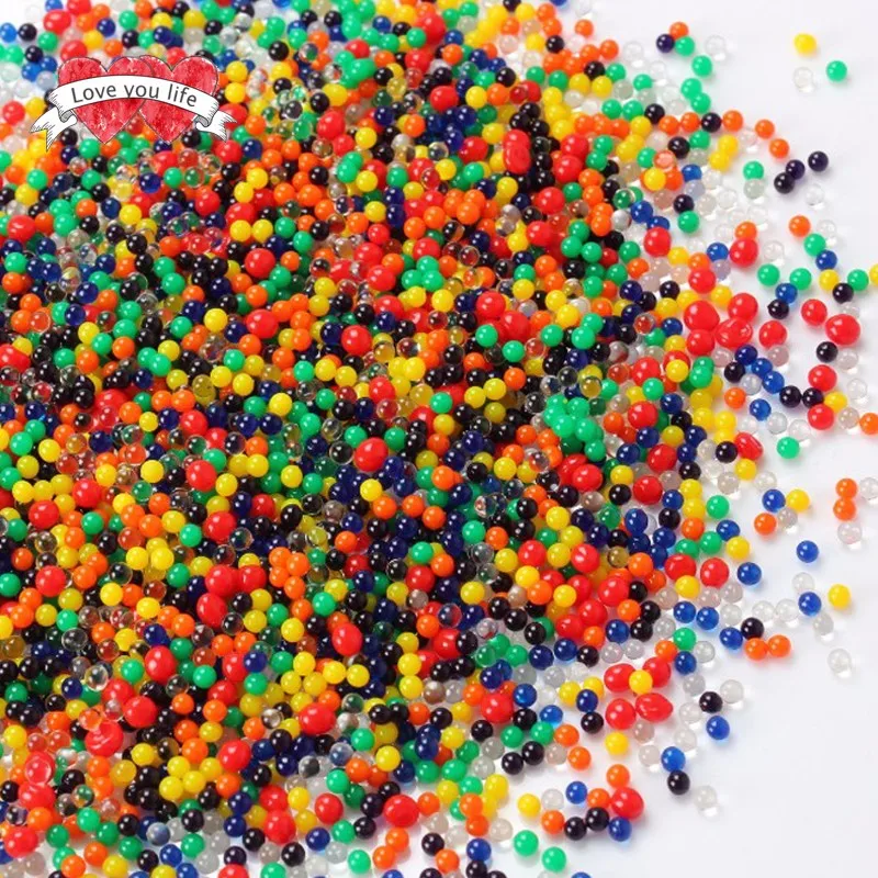 

Acecare 10000pcsOrbeez Water hydrogel beads Bullets Guns Paintball Bullets balls Gun Toy crystal soil decorative growing beads