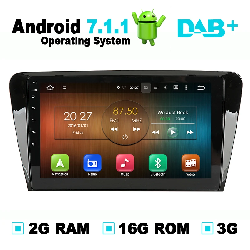 Cheap 10.1 inch Screen Auto radio car dvd gps navigation system navigator for Skoda Octavia A7 2013-2015 with Pure Android 7.1 System 0 Cheap 10.1 inch Screen Auto radio car dvd gps navigation system navigator for Skoda Octavia A7 2013-2015 with Pure Android 7.1 System 0