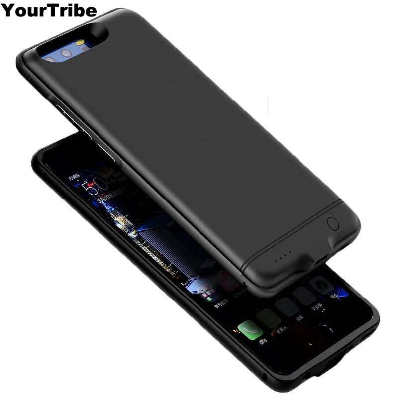 

For Huawei Honor 9 8 Battery case 6000Mah Metal frame Battery Charger Case For huawei P20 Pro P9 P10 PLUS V10 Power Bank Case