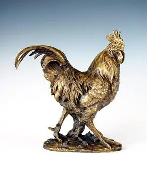 

Copper enrichment Zhaocai chicken the most favorable auspices Feng Shui mascot collection process (rooster AL-2F0)