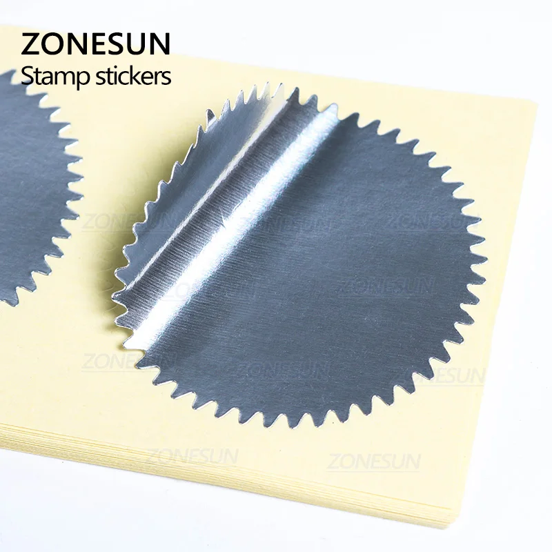 ZONESUN 100 шт. 45 мм наклейка для тиснения штамп печать на заказ сделай сам