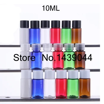 

(100pieces/lot) Colorful empty 10ml PET bottle Plastic bottle PET refillable bottles with screw cap