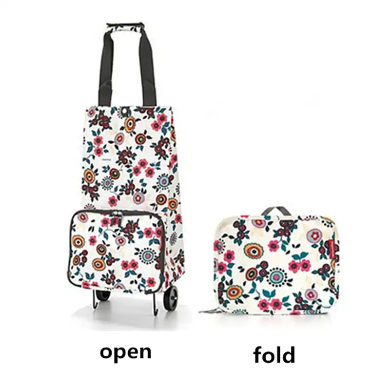 small shopping bag on wheels