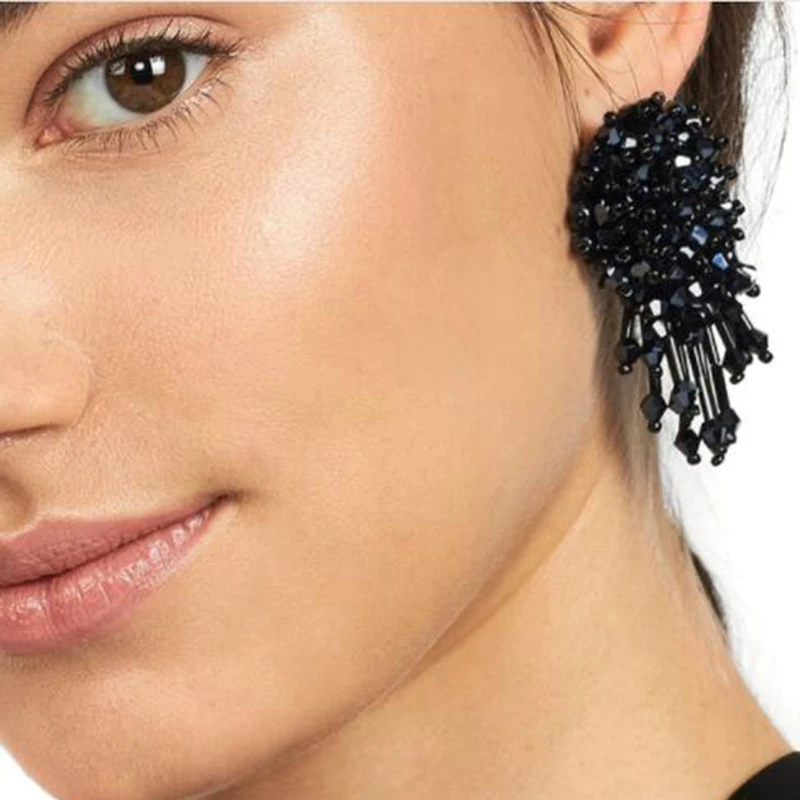 Buy Dvacaman Brand Boho Large Tassel Earrings Women New Big Statement Earrings