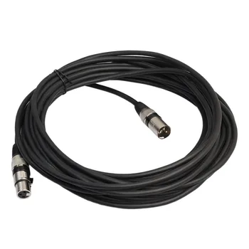

1m/1.8m/3m 3 Pin XLR Microphone Cable Male to Female 3 Way XLR Plug to XLR Socket Mic Microphone Audio Extension Cord