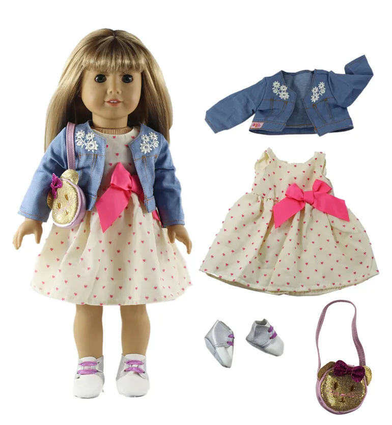 1 Set Beautiful Evening Party Princess Dress Outfit Doll Clothes for 18'' American Girl A6 | Игрушки и хобби