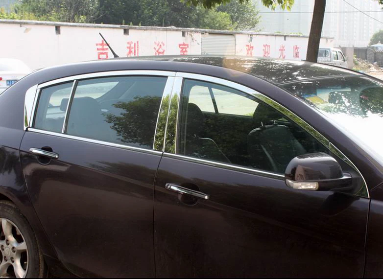 Lsrtw2017 Нержавеющая сталь окна автомобиля Анти-Царапины полосы планки для Geely Emgrand Ec7 2009- 2010 2011 2012 2013