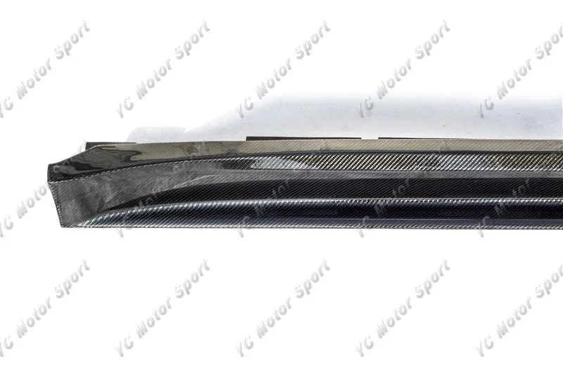 2016-2018 TESLA Model X SUV Revozport R-Zentric Style Side Skirts CF (5)