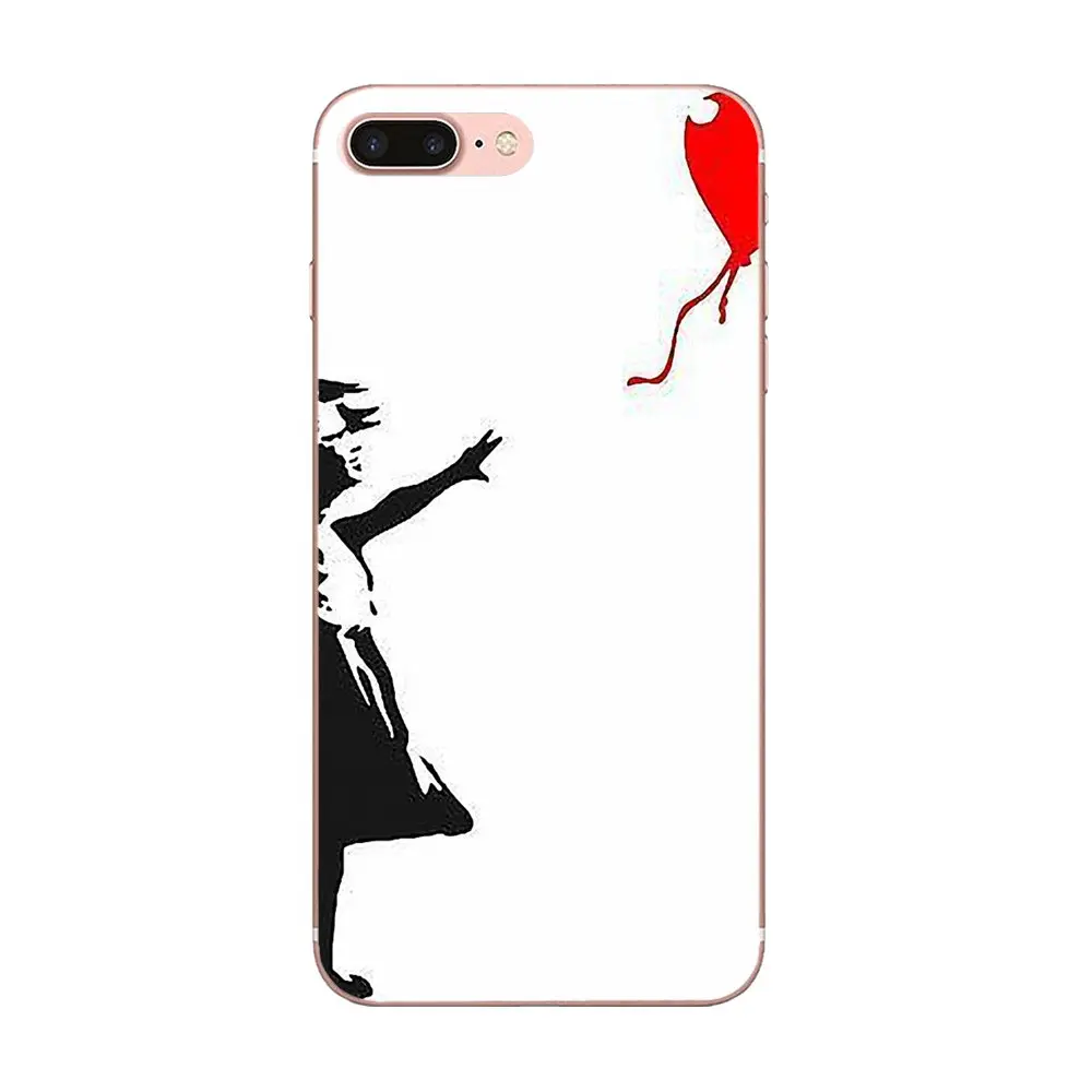 Banksy девушка с шариком для Xiaomi Redmi Mi Note 7 8 9 SE Pro Lite Go Play TPU Модный