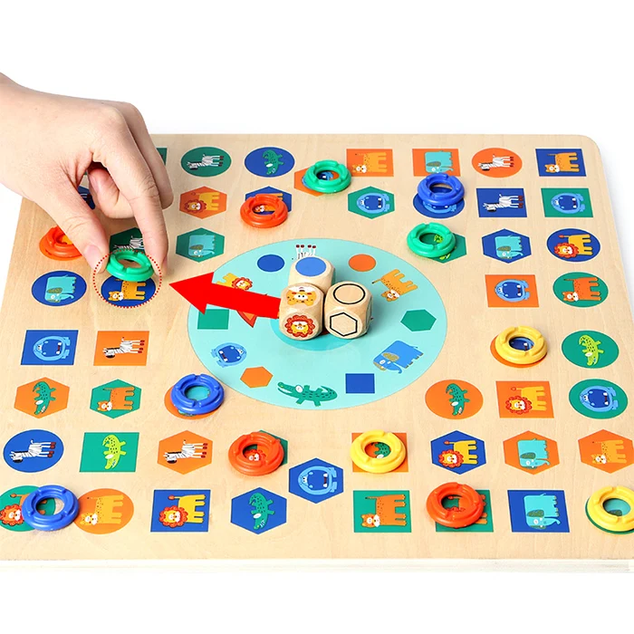 Topbright Двусторонняя Летающая шахматная головоломка игрушка настольная игра для