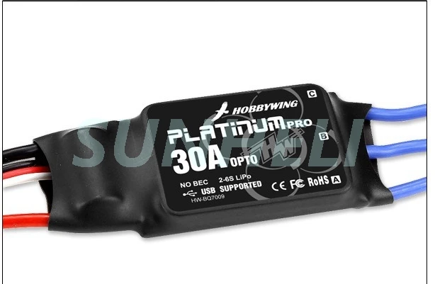 2 шт./лот HOBBYWING Platinum 30A Pro 6S электрический регулятор скорости (ESC) опто специально