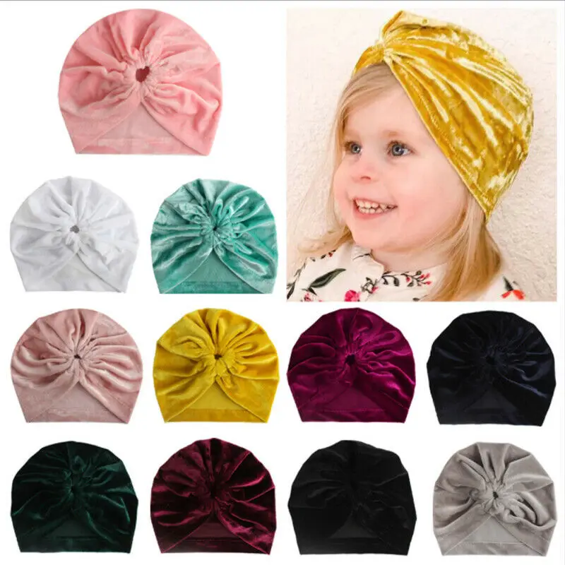 1X Bunny Bow Knot Turban Headband Hair Band Headwrap for Baby Toddler Girls Kids