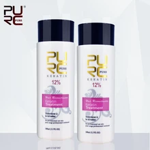 PURC 2 szt 100 ml 12% formalina keratyny traktowanie naprawy uszkodzonych włosów make włosów wygładzanie miękkie i prostowania włosów leczenie