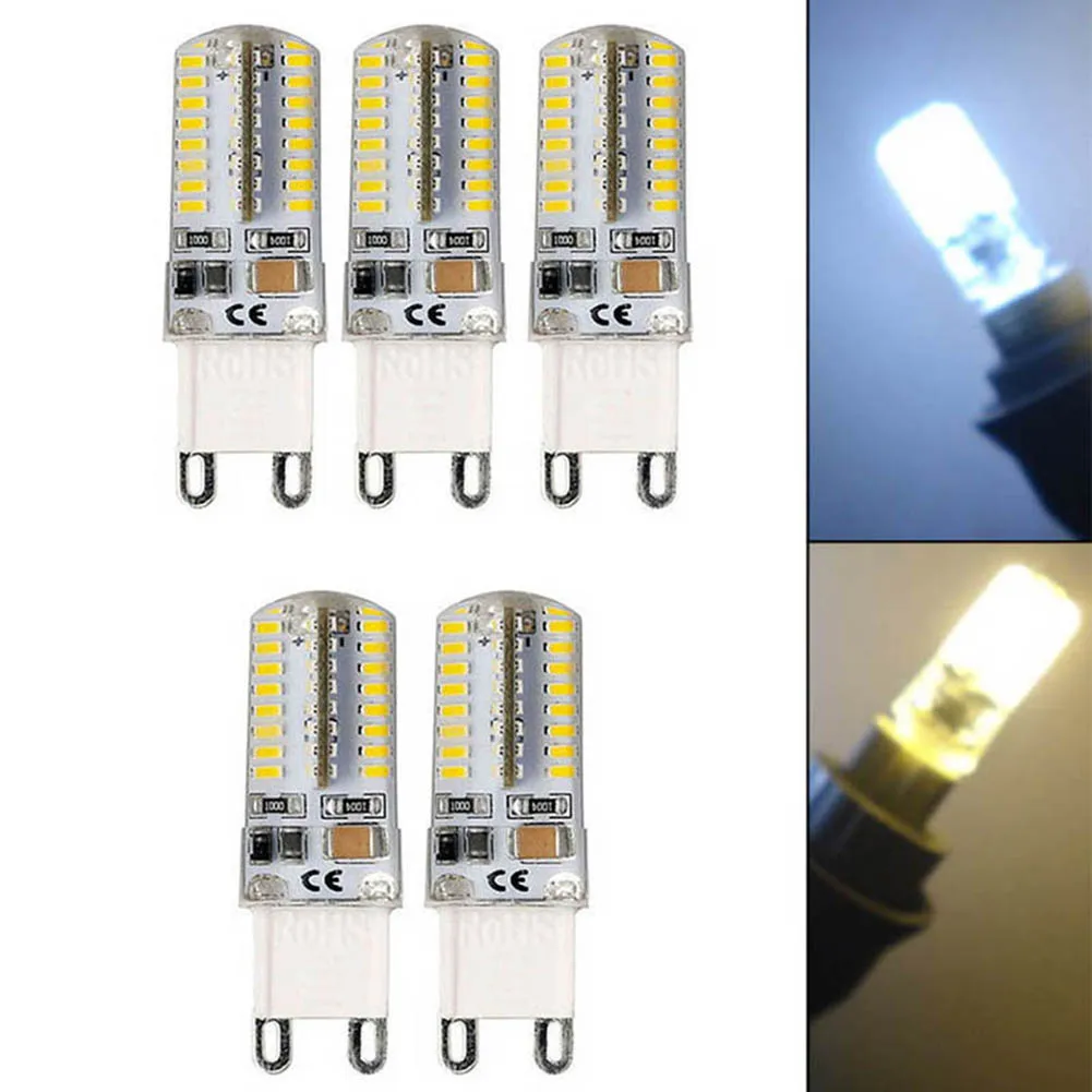 10 шт. G9 5 Вт светодиодный 3014 64SMD точечный светильник теплый белый/белый 110/220 в -- M25 |