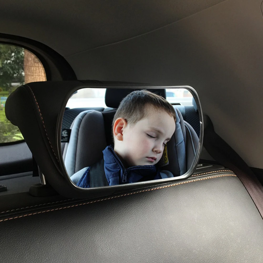 360 Вращающийся автомобиль двойного назначения детское зеркало заднего вида регулируемое зеркало заднего вида тип присоски и тип ремешка
