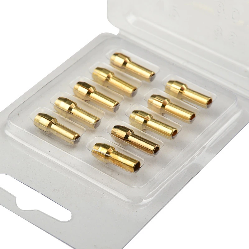 100 pcs 4.3mm/4.8mm Drill Chucks Bits Brass Collet Mini Drill Chuck for