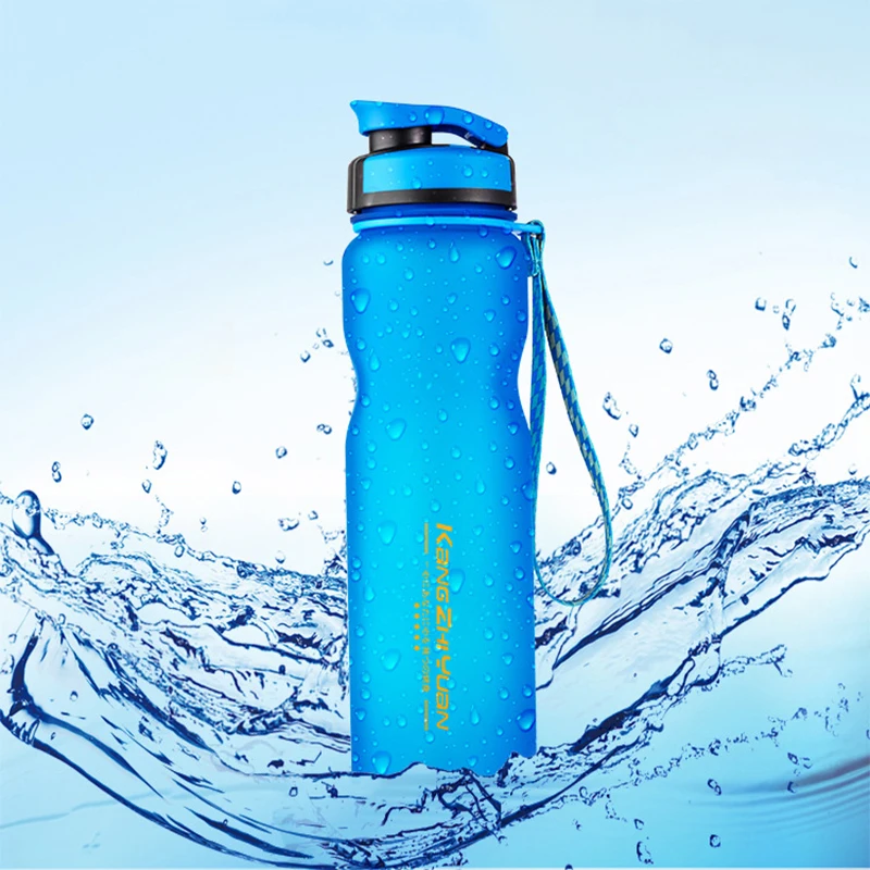 

Sports Gym Crystal Bottle For Water Pump Sports Protein Shaker Outdoor Riding Space Cup 1000ML My Portable Rope Drink Bottle