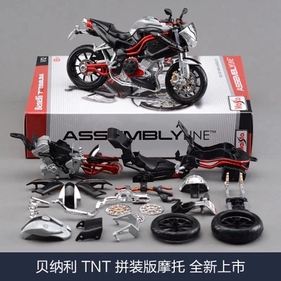 

1:12 DIY Assembly Motorcycle Model CRF450r 600RR Alloy Car Static Model Super Racing Collection Model Color Box Package Toys
