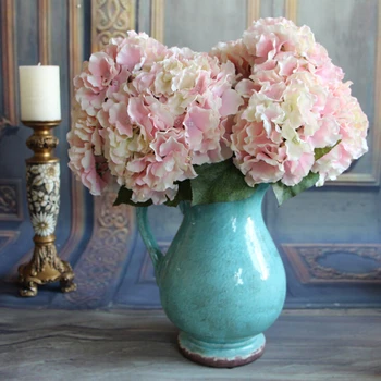 

[5] head large Hydrangea hydrangea flower wedding bouquet single flower simulation 18CM Hydrangea
