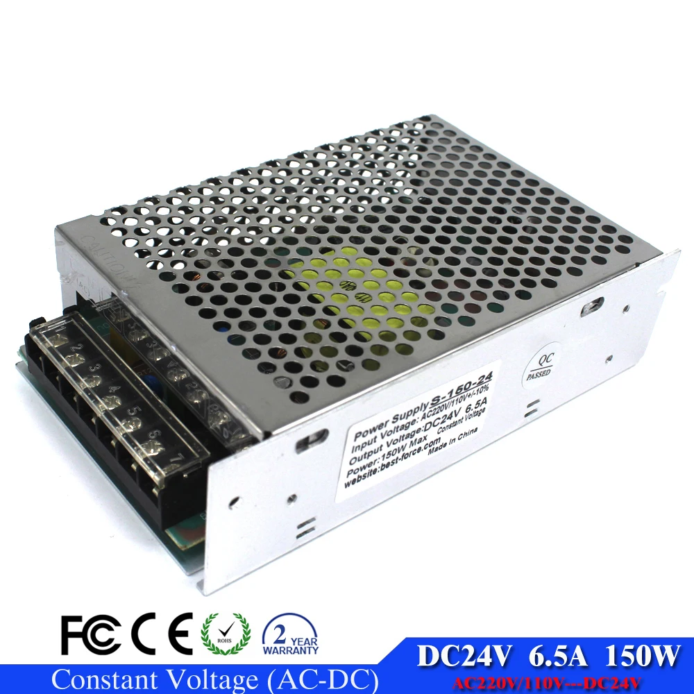 Buy Regulated power supply 24vdc 6.5a 150W Led Light