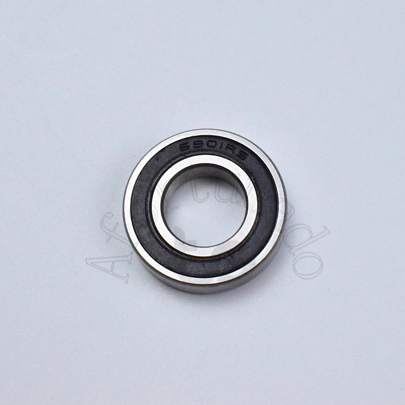 6901RS 12*24*6(mm) 10pieces bearing free shipping abec-5 rubber sealed bearing Thin wall bearing 6901 chrome steel bearing