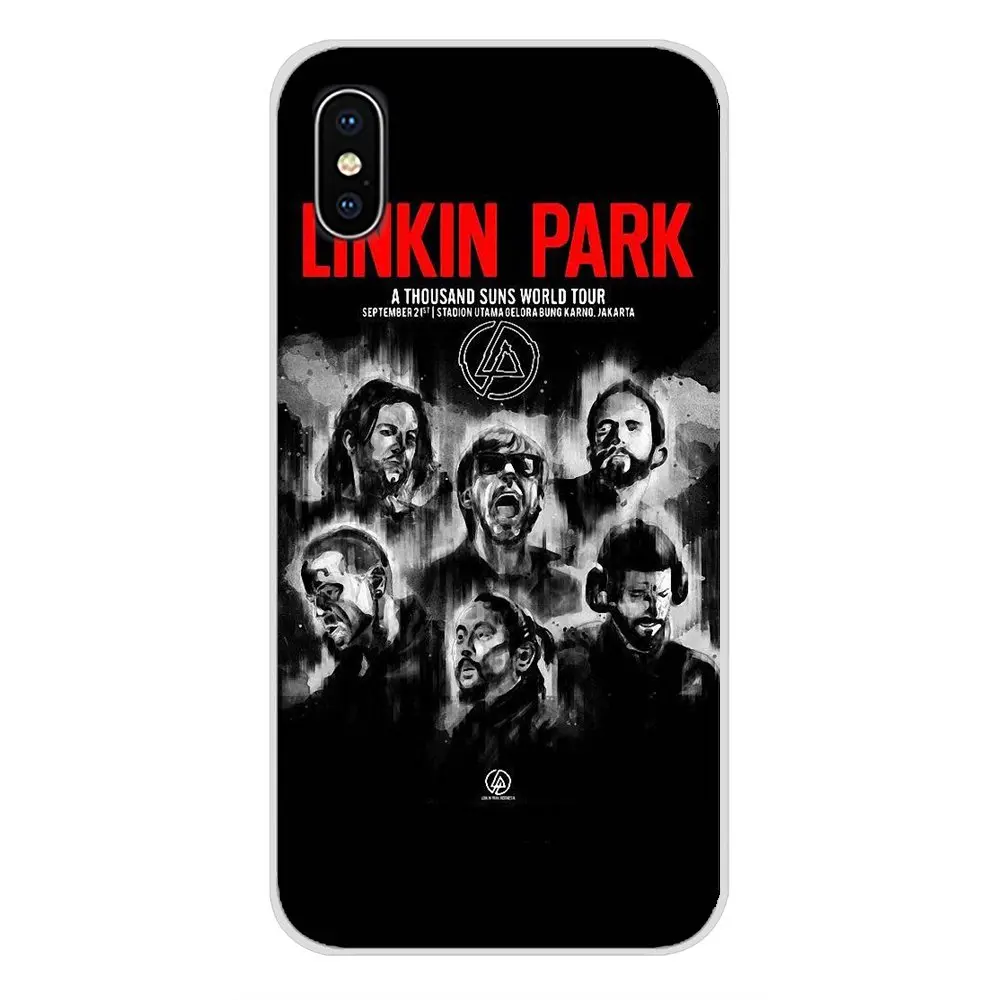 Linkin Park Честер Беннингтон аксессуары чехлы для телефонов Apple iPhone X XR XS MAX 4 4S 5 5S 5C SE 6 6S