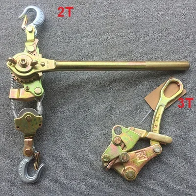 2t 3t Hand Puller With Wire Grip Japanese Style Ratchet Cable
