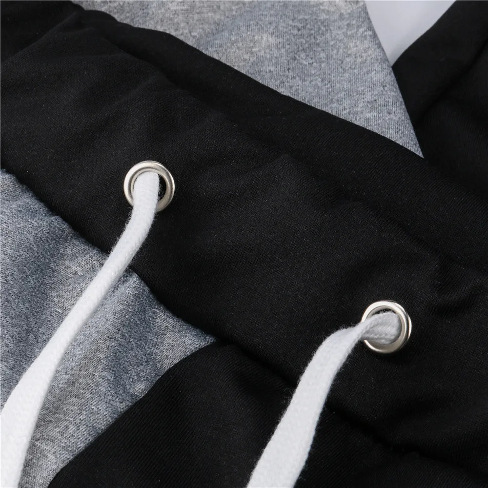 2019  Cotton Mens Long Color Block Street Patchwork Zippers Elastic hip pop Casual Pencil Pant Sweatpants Trousers Jogger Pants