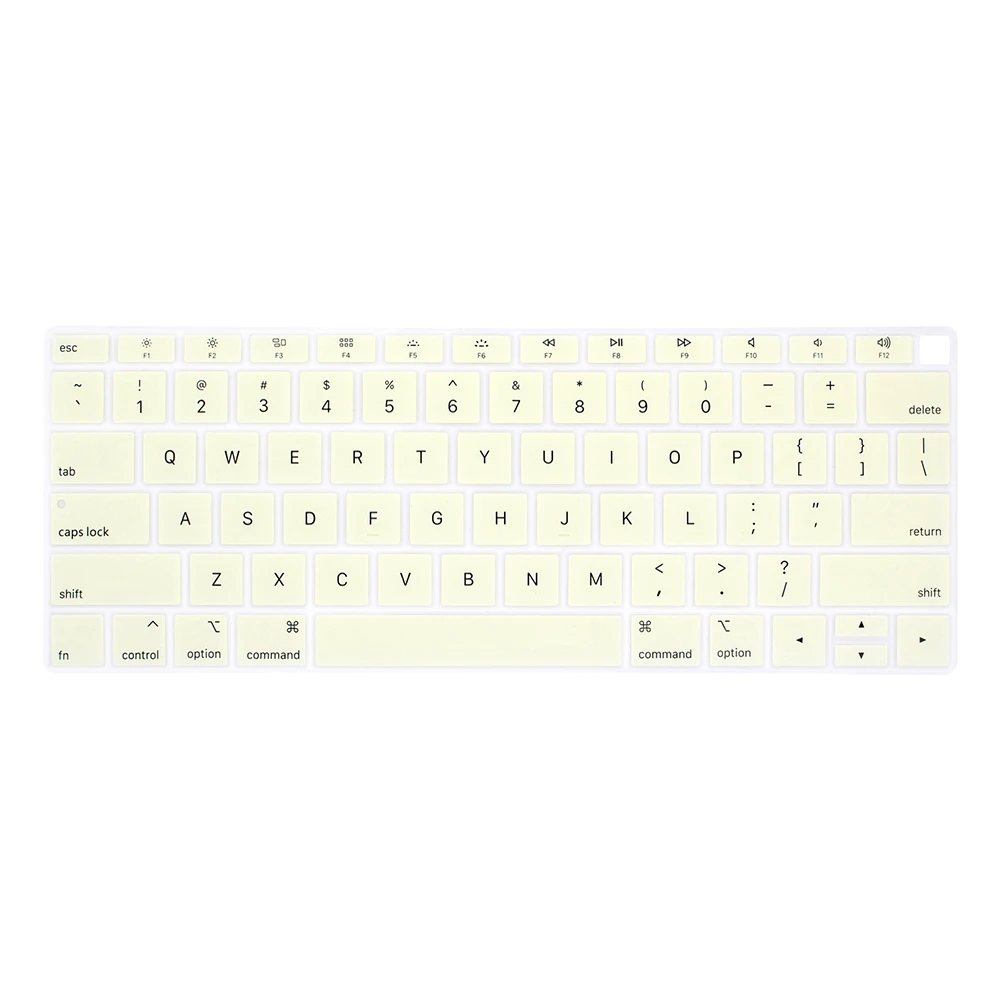 Dustproof Film Silicone Laptop Keyboard Protective Film Waterproof for MacBook air 13 A1932 Notebook Keyboard Cover 2020 Style-Red