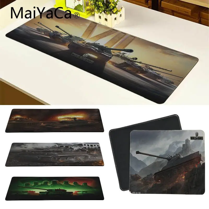

MaiYaCa Custom Skin World of Tanks Comfort Mouse Mat Gaming Mousepad Locking Edge Mousepad Mat Keyboard Mat Table Pad