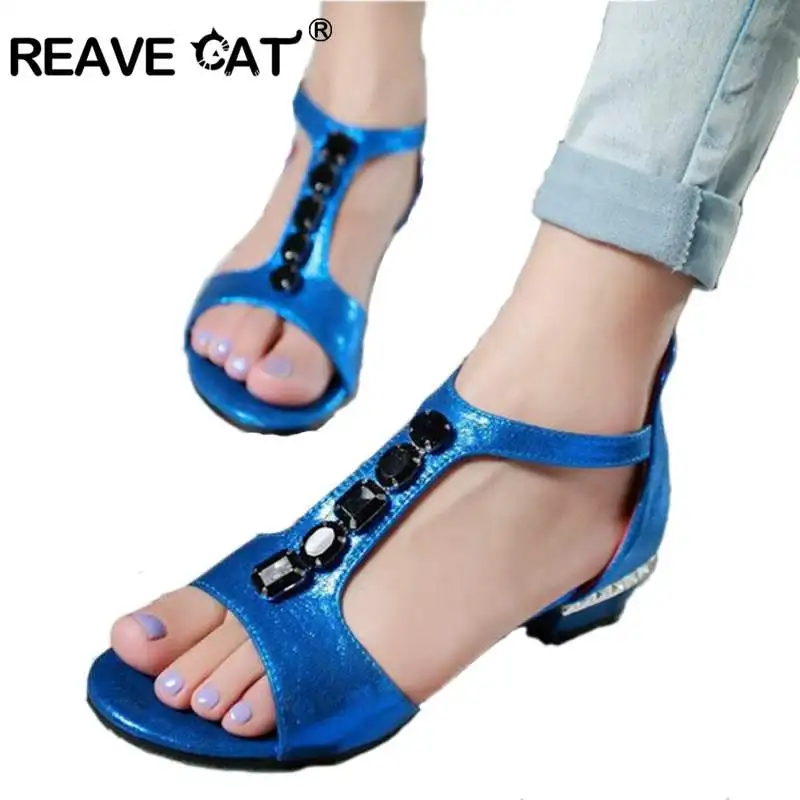 blue summer shoes