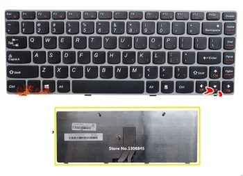 

SSEA New US Keyboard For LENOVO G470 G475 V470 V480C V480 B470 B475 B475E laptop keyboard grey frame
