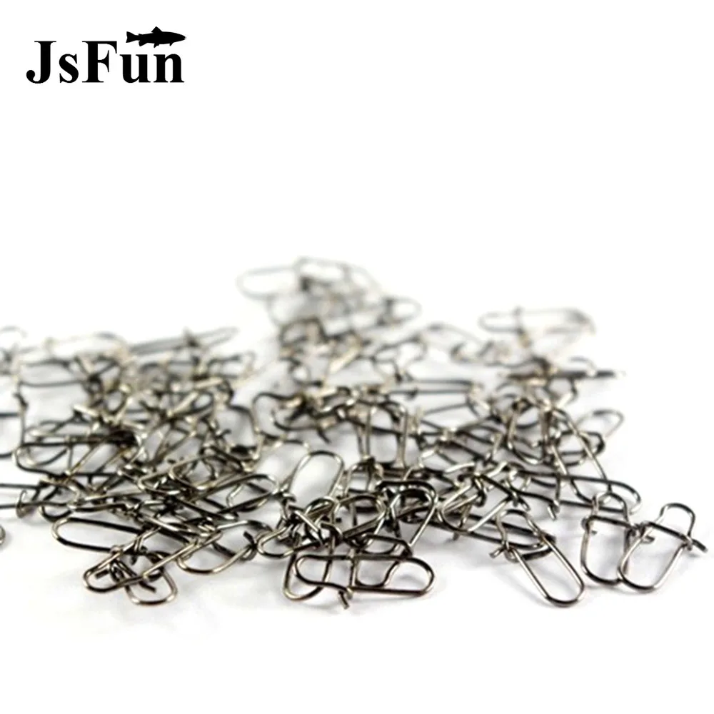 JSFUN 100 шт. рыболовные снасти с крючками из нержавеющей стали вертлюжные защитные
