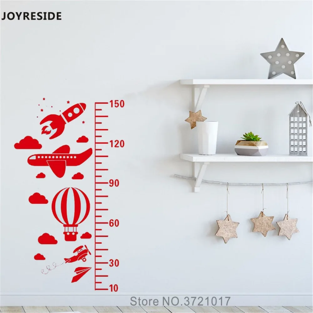 Цветовая схема роста joyliving Детская Наклейка на стену в виде ракеты милый