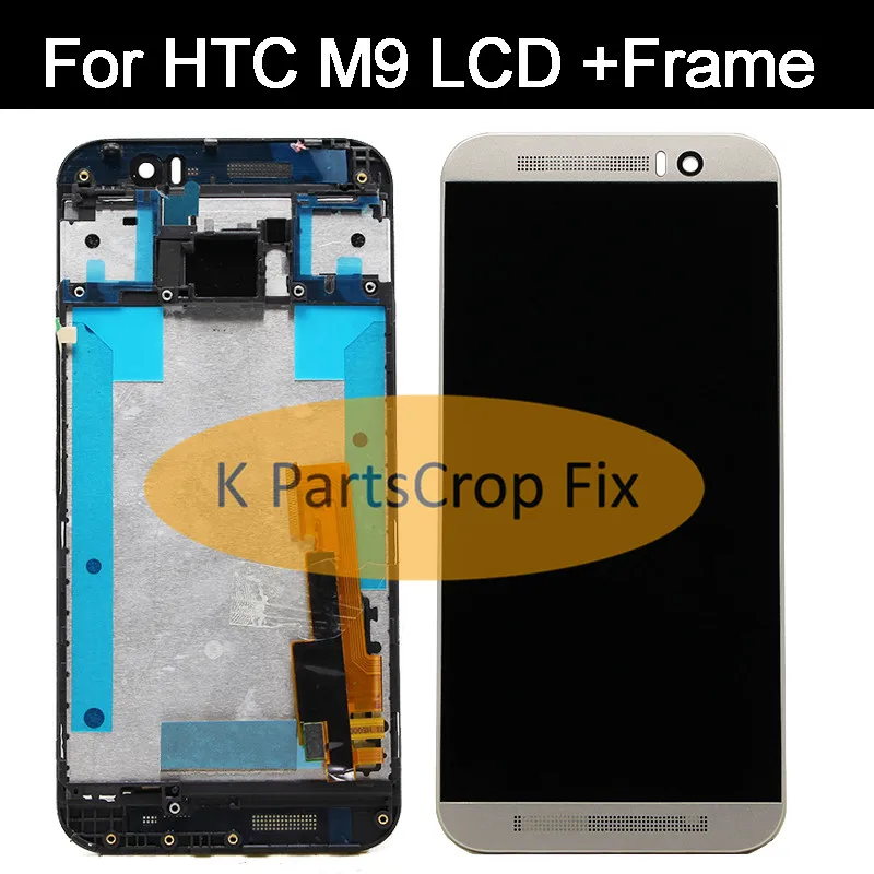 100% протестированный ЖК-экран 5 дюймов для HTC One M9 M9W с сенсорным дигитайзером в