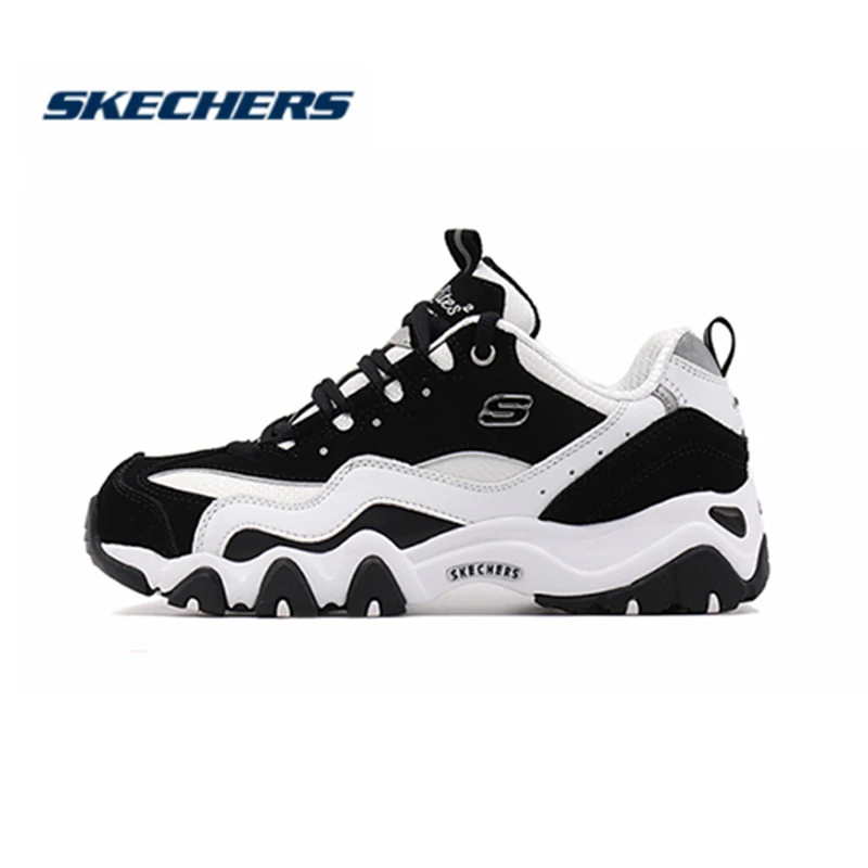 

Skechers Shoes for Women D'lites Platform Comfortable Breathable Causal Shoes Brand Luxury Trainers chaussure femme 99999069-BKW