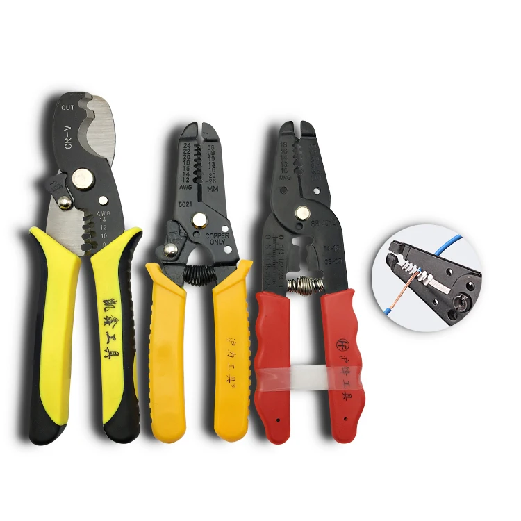 

Multi-function 7-in-1 stripper Cable scissors Hardware and electrical tools Peeling and picking pliers