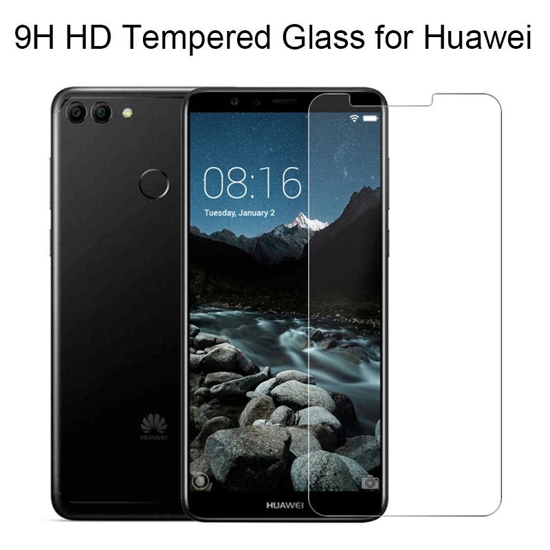 Прозрачная пленка для телефона huawei Y6 ii, компактная стеклянная Защитная пленка для экрана, закаленное стекло для huawei Y7 Prime Y5 Lite Y3