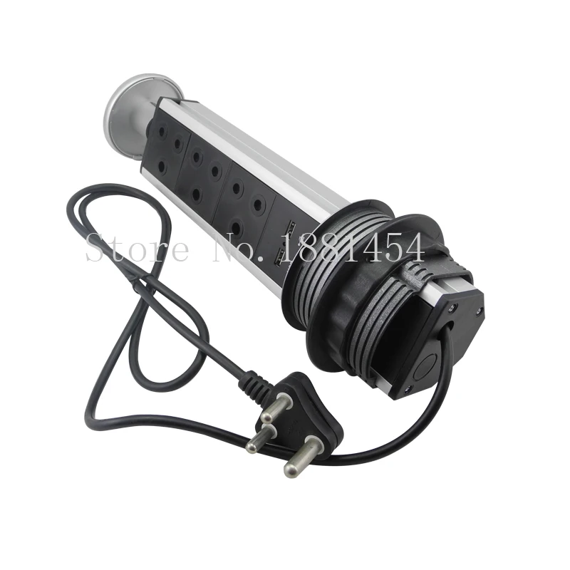 South Africa power and USB charger pop up desk socket (1)
