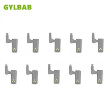 Gylbab 3 светодиода под датчик для шкафа сенсорного нажатия дверных огней петля Ночная лампочка для гардероба с батареей для кухонный шкаф Новинка
