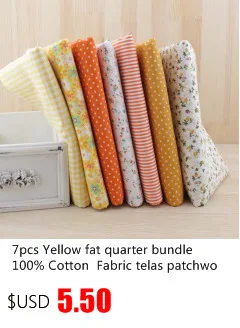 7pcs Red Cotton Patchwork Fabric Bundle For DIY Sewing Textiles Tilda Doll Cloth Quilting Tissue 50cmx50cm