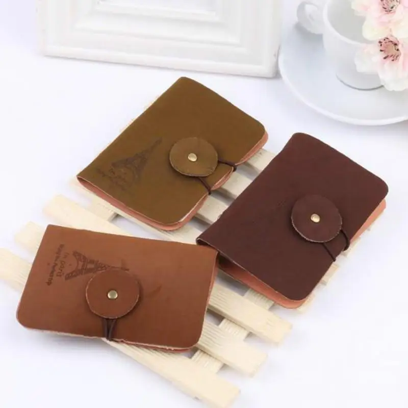 Vintage Business Card Holder : ONLVAN Wallet Unisex Leather Small Travel Credit Cards ... - Bisi goro genuine leather card holder vintage wallet business xmas gifts for him.