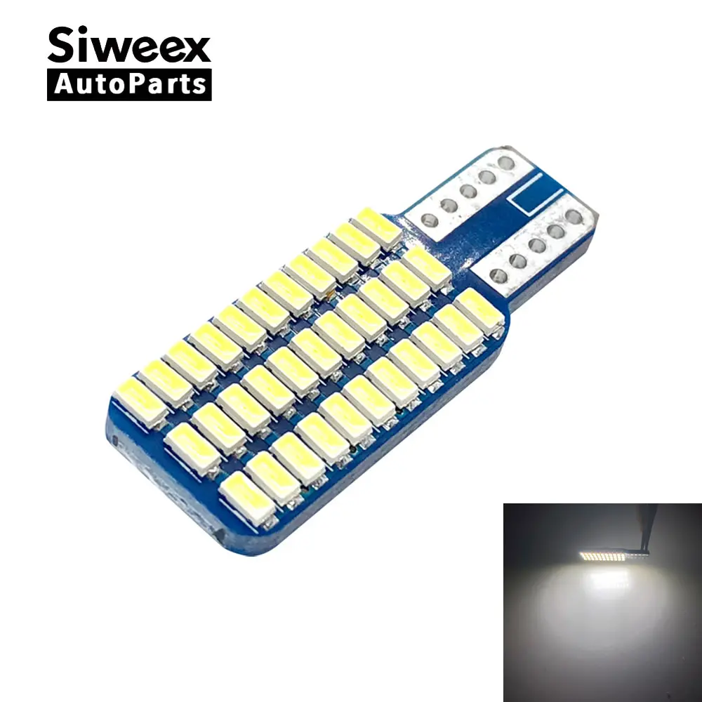 Светодиодсветодиодный лампы T10 192 194 168 W5W 33 SMD 3014 автомобильные задние фонари