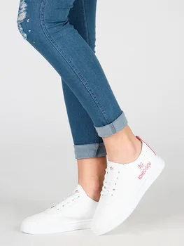 

Faux leather flat Sneakers