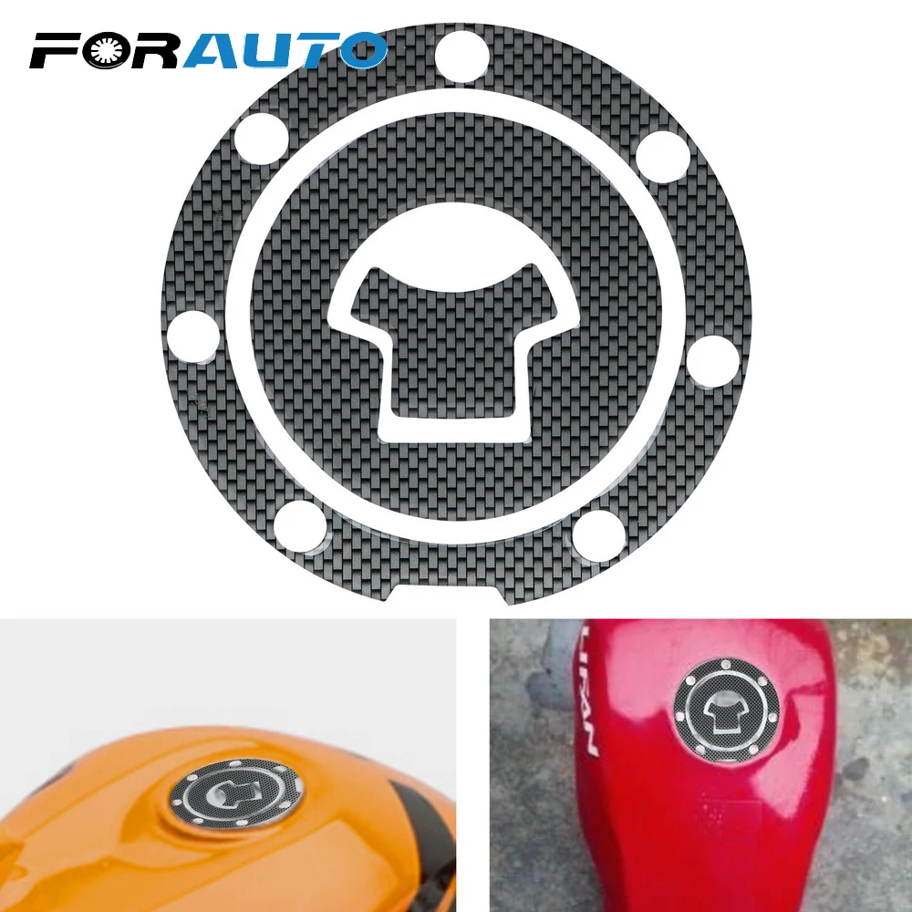 

Carbon Fiber Fuel Tank Protector Motorcycle Gas Fuel Tank Sticker Moto Gas Cap Pad Cover for Yamaha Honda Decals Decoration