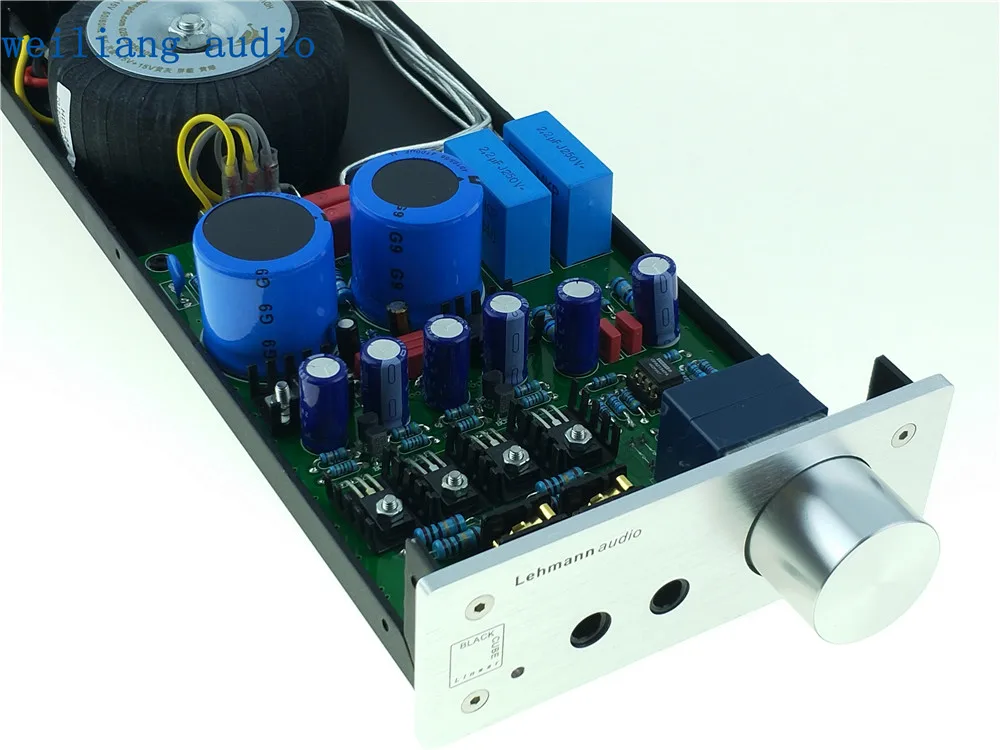 

Finished HIFI audio headphone AMP Refer to Lehmann amp circuit Headphone amplifier Preamp